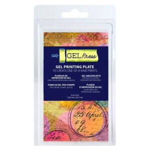 (GEL press) �W�F�� �v�����g �v�����e�B���O �v���[�g gel plate �Q�� �v�����g �v���[�g �ŉ� �G�̋� �ʔ��� �����` �� 7.5×12.5cm L�ŃT�C�Y