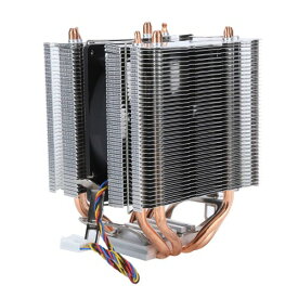 CPU Cooler, 4ヒートパイプ付きCPUヒートシンク、アルミニウム合金ダブルタワーヒートシンク付き、9cm冷却ファン、LGA2011 / 1366/1150/1151/1155/1156プラットフォーム用冷却キット