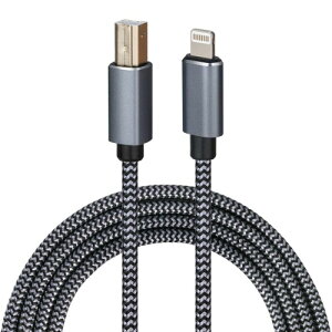 WORLDBOYU Lightning - MIDIP[u USB OTG Type BP[u ꕔiPhoneAiPadfAMidiRg[[AdqyAMidiL[{[hA^I[fBIC^[tFCXAUSB}CNp (6tB[g)