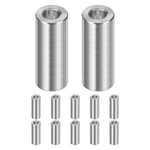 M METERXITY 12PCS M6 304�X�e�����X�X�`�[���X�y�[�T�[6mm ID x 12mm OD x 28mm l ���^���X�N�����[�X�^���h�I�t�u�b�V���O��s�@�d�グ���E���h�X�y�[�T�[304�X�e�����X�X�`�[���p�l�W�{���g�V��