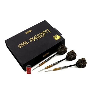 CUESOUL COLA BEER 21g Steel Tip 90% Tungsten Dart Set、オイルペイント仕上げ+シャフト一体型フライトM(CSOP-90Y21K3)