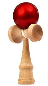 ストリートけん玉 フリースタイル ケンダマ KENDAMA クラシックモデル 本格的な作りで 技 が決まりやすい 木のおもちゃ エクストリームケンダマ スタンダードモデル (メタリック ワイン