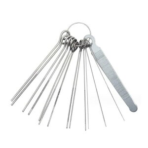 GOODCHI ギター用 ナットファイル 高品質スチール製 メンテナンス用品 ギター 弦溝 研磨 ツール ヤスリ 弦楽器パーツ ギター/マンドリン/ベース/ウクレレ/バンジョー対応 メンテナンスツ