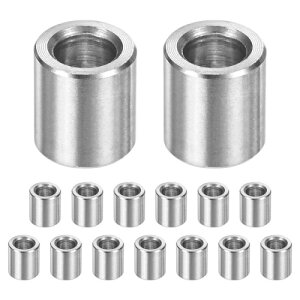 M METERXITY 15PCS M6 304�X�e�����X�X�`�[���X�y�[�T�[6mm ID x 10mm OD x 11mm l ���^���X�N�����[�X�^���h�I�t�u�b�V���O��s�@�d�グ���E���h�X�y�[�T�[304�X�e�����X�X�`�[���p�{���g�V���o�[