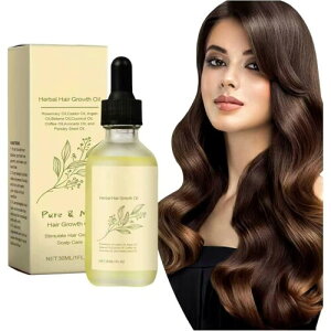 SIJIYUTA Natural Hair Growth Oil,Natural Hair Growth Oil,Natural Hair Density Essential Oil,Rosemary Hair Growth Oil for Dry Damaged Hair and Growth Thin Hair