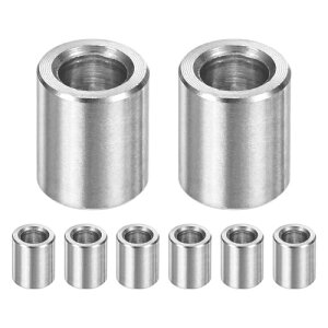 M METERXITY 8PCS M6 304�X�e�����X�X�`�[���X�y�[�T�[6mm ID x 10mm OD x 12mm l ���^���X�N�����[�X�^���h�I�t�u�b�V���O��s�@�d�グ���E���h�X�y�[�T�[304�X�e�����X�X�`�[�� �l�W�{���g�V���o