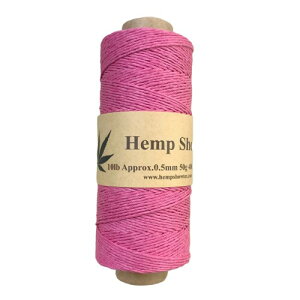 Hemp twine R 62m 2020V[Y (0.5mm 25g 62m sNPink)
