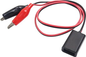オーディオファン USBワニ口ケーブル USB-Aメス - ワニ口クリップ 絶縁カバー付き (ミノムシ型) 約60cm