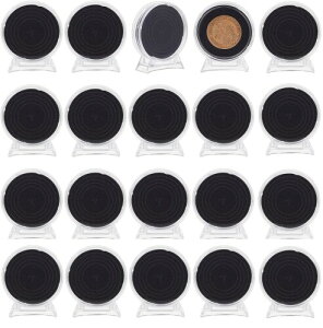 siawadeky �R�C�� �P�[�X �J�v�Z�� 20�Z�b�g ����ƃK�X�P�b�g�t�� �R�C���z���_�[ ���� �N���A �R���N�V���� �L�O �d�� ���� �ۊ� ���[ �f�B�X�v���C�X�X�^���h�P�[�X ���a40mm