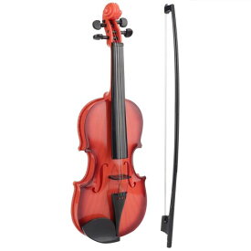 バイオリンのおもちゃ、音楽のおもちゃ、音響バイオリンのおもちゃ15.4 X 5.3 X2.2バイオリン初心者のためのシミュレートされた子供の音響バイオリンのおもちゃパズルおもちゃ子供音楽