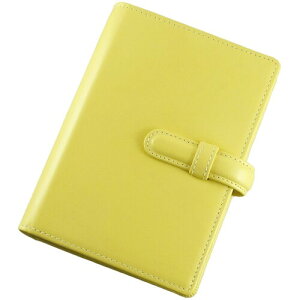 (i-story) システム手帳 ミニ6穴 本革 日本製 (ブライトイエロー)