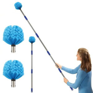 zR nfB 120cm-240cmXeX|OǑ|uV  x̍d̃uVђw偂̑_ VAVt@AOp ?Duster Cobweb Duster with Extension Pole