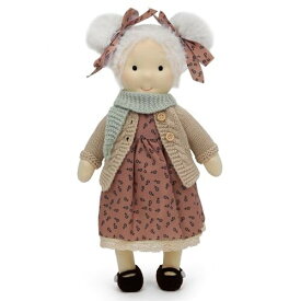 BlissfulPixie ウォルドルフ人形 手作り人形 Waldorf Doll - Juu 30cm 柔らかい 女の子 かわいい ぬいぐるみ 子供たちに最適な人形