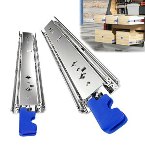 �X���C�h���[�� �H�Ɨp�X���C�h ���d�ʃ��b�N�t�� ��76 700mm 3�i���� ���[���[�^�C�v �ő�ω�300kg �X�e�����X ���O�d�l �ԁA�ב�A�I�����p ���E1�Z�b�g (��76-700mm)