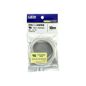 ���a�n�[���l�b�g UL1007 AWG28 �ϔM�r�j���≏�d�� 10m ��