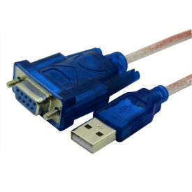 YFFSFDC USBシリアルケーブル USB-RS232C 変換 クロス接続 クロスケーブル DB9メス USBオス DB9変換シリアルケーブル CH340チップ内蔵 Windows、Mac OSなど対応 80cm