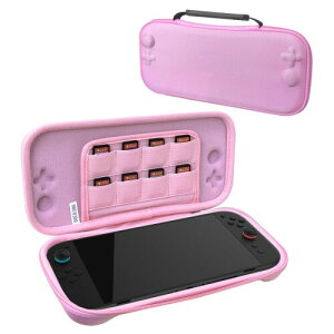Nintendo Switch 2用保護ケース - Hermitshell(サイズ: 小/大) (ピンク, 小)