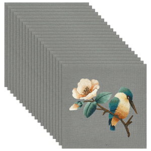 BENECREAT 20�� ���l���h�J�z 25x25cm �h���イ�N���X �p���`�j�[�h���p�t�@�u���b�N �h���イ�L�b�g �O���[ �N���X�X�e�b�`�p�i �h�J�v���W�F�N�g�Ǝ���j�d���p