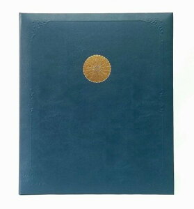 HOSHINA 保科 叙勲 勲章・褒章受章記念 六切1面台紙 紺