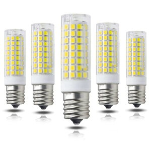 LED電球 E17 口金直径17mm 7W E17 LED電球 75Wハロゲンランプに相当 高輝度 730lm 全方向広配光 調光器対応 密閉器具対応 日本PSE認証済 家用 省エネ 昼光色 5個入り