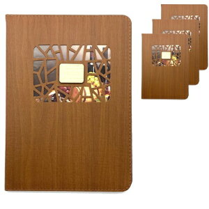 Ailenlan a4 ���j���[�u�b�N �ؖڒ� ���j���[�\ a4 ���j���[�t�@�C�� 8�y�[�W ���ʗ��p menu book 8�y�[�W �����V�[�g �����ʐ^16������ (�ؖڒ�, 3��)