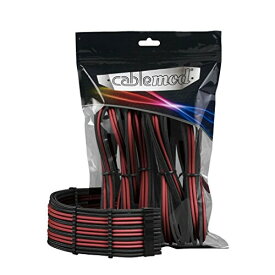 CableMod Pro ModMesh Sleeved Cable Extension Kit (Black+Blood Red)