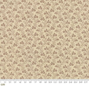 moda French General 13690-18 小花柄 Petite Prints フレンチアンティーク fabric コットン ファブリック ハンドメイド シーチング 布 生地 手芸用 綿 cotton 日本製 カット済み ベージュ (生地巾110cm×50cm