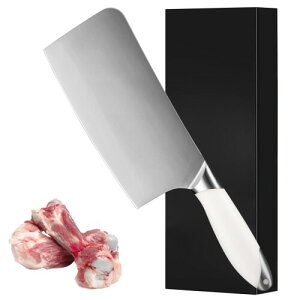 Utaki 中華肉切包丁 菜切包丁 骨切包丁 刃渡り177mm 5Cr15MoVステンレス鋼 ステンレス+ABSのハンドル 骨切り・肉切り・魚切り・野菜切り