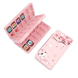 Switch 2/Switch Lite / �L�@ EL ���f�� �\�t�g�P�[�X �Q�[���J�[�h 48 �� + Micro SD 24 �����[ �ϏՌ��E�h�o�E�y�� �����^�ѕ֗� �Q�[���J�[�h���[�{�b�N�X (������)