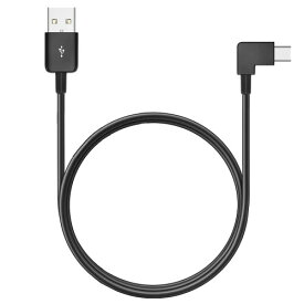 USB Type C ケーブル L字 3m 1本セット Suptopwxm 2A急速充電 USB C ケーブル USB2.0規格高速データ転送 タイプCケーブル Xperia/Galaxy S22 / Huawei P20 lite/AQUOS などのUSB-C機種に対応 (ブラック)