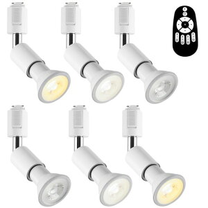 ANWIO �X�|�b�g���C�g ���C�e�B���O�o�[�p �������F �����R���t�� �_�N�g���[�� �Ɩ� ���C�g E26���� LED�d���t�� ����d��6W �d���F �����F �����v�t �Ɩ���� 6�Z�b�g�i�d�r�ʔ��j