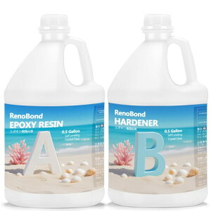 Renobond �G�|�L�V���� ��t�����W���t ��e�� 4.3kg/128oz (A�t+B�t) ��h���� �������� ���d�x ���ς��ɂ��� �G�|�L�V���W���t DIY ��|�p�i �Z���t���׃����O �l�C