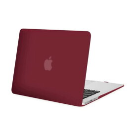 MOSISO 対応機種 MacBook Air 13 インチ A1369 / A1466 専用（2010-2017) プラスチック ハードケース 薄型 耐衝撃 保護 シェルカバー (ワインレッド)