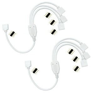 LitaElek 2��3����ڑ��P�[�u�� 4 pin RGB LED�e�[�v�R�l�N�^30cm LED���z�X�v���b�^�P�[�u��SMD 5050 3528 3528 RGB LED�e�[�v���C�gLED�X�g���b�v�p���c���X4�s�����X�����P�[�u���A��