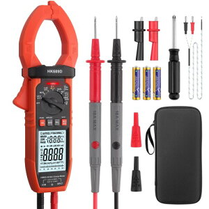 Proster �N�����v���[�^�[ 6000�J�E���g 1000A �d���Ή� INRUSH/PEAK/VFD/LoZ�@�\ �^�̎����l AC/DC�d�� AC/DC�d�� ��R �Ód�e�� ���g�� �f���[�e�B�� ���x NCV�i��ڐG�d���j �_�C�I�[�h �A�����e�X�g