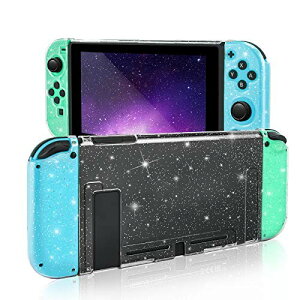 DLseego Nintendo Switch カバー Joy-Con TPUカバー PCケース キラキラ 任天堂専用 着脱簡単 耐衝撃 超薄型 指紋防止 キズ防止 セパレート 分体式