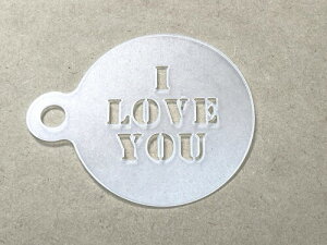 latte-art-009-7 ラテアート テンプレート ステンシル カップケーキ コーヒー エスプレッソ カフェラテ カプチーノ バリスタ デコレーション I LOVE YOU