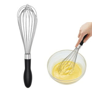 RICISUNG 泡立て器 調理器具 ステンレス ブレンド用バルーン泡立て器持ちやすい 耐熱 手動 卵 クリーム バター ケーキ道具 製菓道具 お菓子作り 家庭 キッチンウィスク