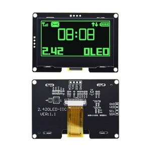 Hailege 2.42C` SSD1309 128x64 IIC I2C OLED fBXvC W[ 2.42 C` OLED LCD fBXvC W[ (IIC O[)
