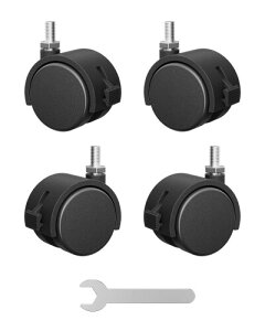 ErGear �l�W�� �L���X�^�[ M8×14mm �d�����~�f�X�N���t���p �X�^���f�B���O�f�X�N�p