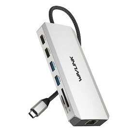 WAVLINK USB C ハブ トリプル モニター、12-in-1 ラップトップ ドック、マルチポート アダプター、4K HDMI、デュアル 4K DP、100W PD IN、5Gbps USB3.0、USB2.0、RJ45、SD/TF スロット