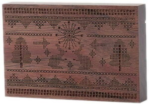 Zgvf[XfUC Card Chest cross stitch EHibg 10.3×6.7×1.6cm J[h`FXg CC-16cw