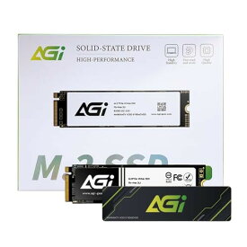 AGI 1TB AI818-43 PCIe NVMe M.2 Gen4×4 3D TLC NAND SSD ヒートシンク付き(読み込み・書き込み速度4770/2890MBs)