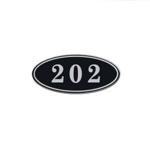 XILIWU ԍ v[g ʃe[vt ȉ~^ AN 2mm 10×4.4cm ubN XebJ[ V[ ό ϐ O (202)