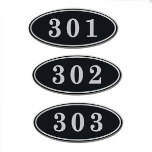 XILIWU ԍ v[g ʃe[vt ȉ~^ AN 2mm 10×4.4cm ubN XebJ[ V[ ό ϐ O (301+302+303(Zbgj)