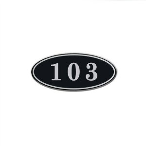 XILIWU ԍ v[g ʃe[vt ȉ~^ AN 2mm 10×4.4cm ubN XebJ[ V[ ό ϐ O (103)