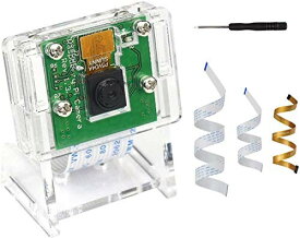 TRASKIT Raspberry Pi カメラモジュール 1080P 5M OV5647センサー ケース付き Raspberry Pi4B/3B+/3B/2B/2B+/ZERO1.3/ZERO Wに適用