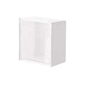 Manke 壁掛け収納ボックス マグネット 浴室用ラック ウォール ダストボックス & 収納ケース ホワイト