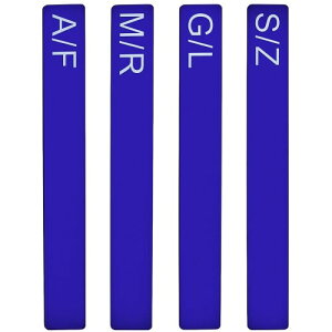 BENECREAT 4�{ ���R�[�h�d�؂� �A�N���� A-Z 34.7x4.5cm �����d�؂� �r�j�[�����R�[�h�d�؂� �{�̎d�؂� ���R�[�h�f�B�o�C�_�[ CD���ރJ�[�h �A���o���ECD�EDVD���f�B�A�E�{�I���[�p �l�C�r�[�u