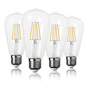 LED GW\d ST64 40W` 400lm E26 4W Ód ̊O Ή 2700K dF VfA 4